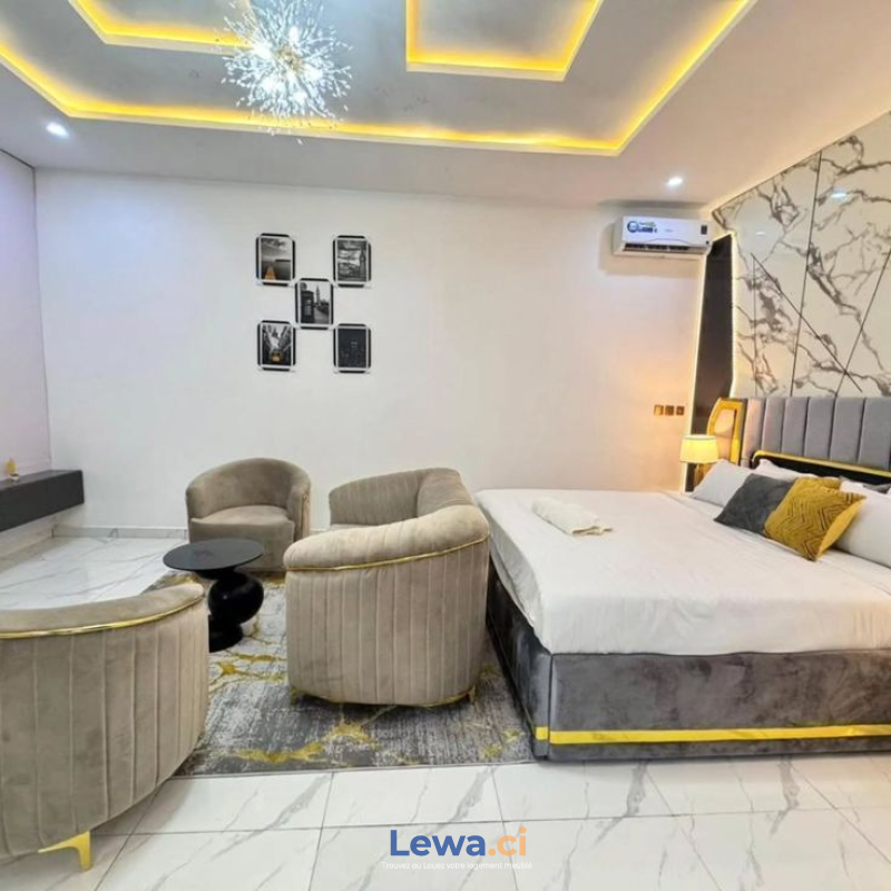 Image principale du bien : studio meublé le luxe à petit prix15K 24hdisponible cocody